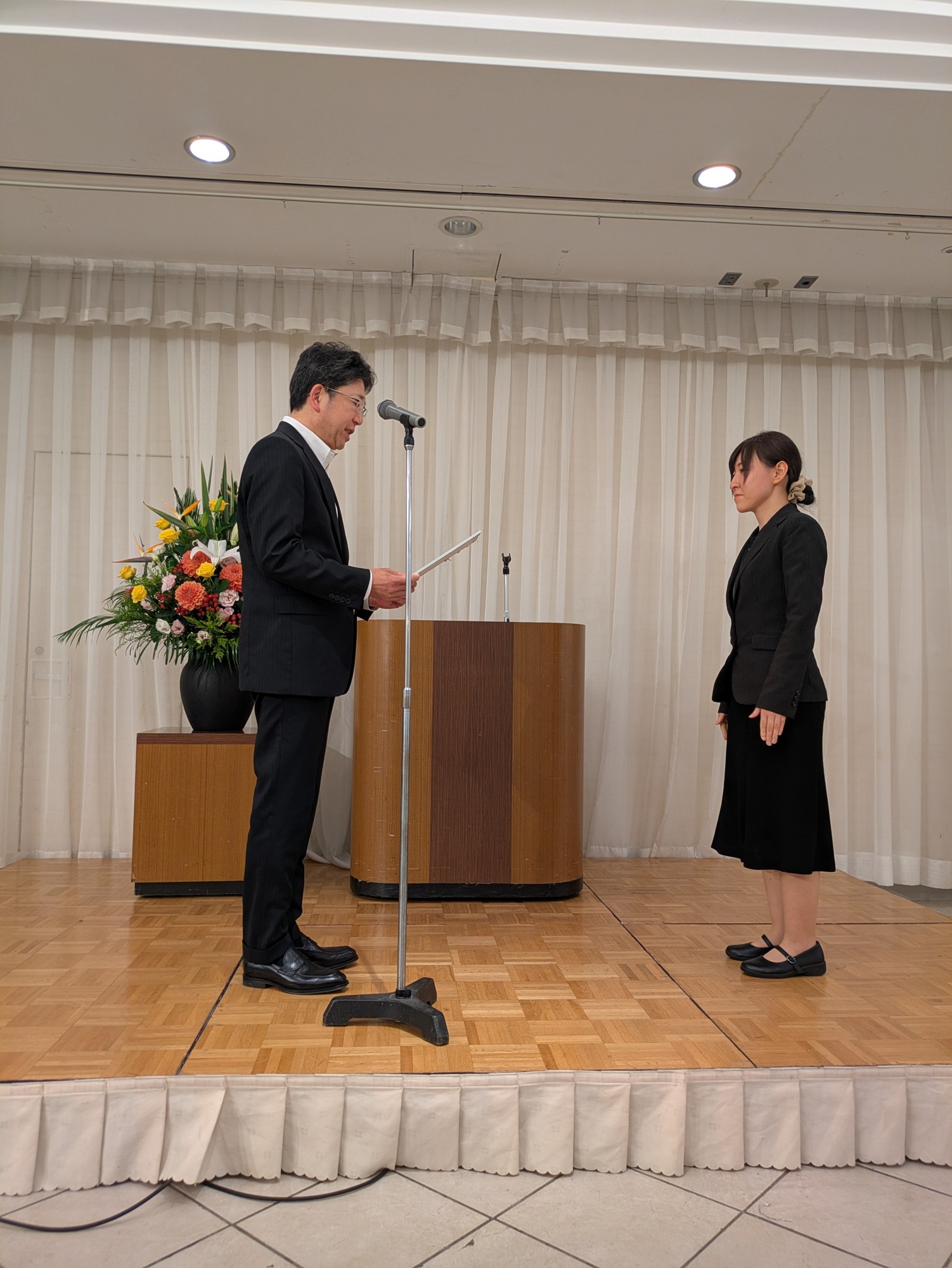 キックオフフォーラム2026の表彰・辞令交付の様子